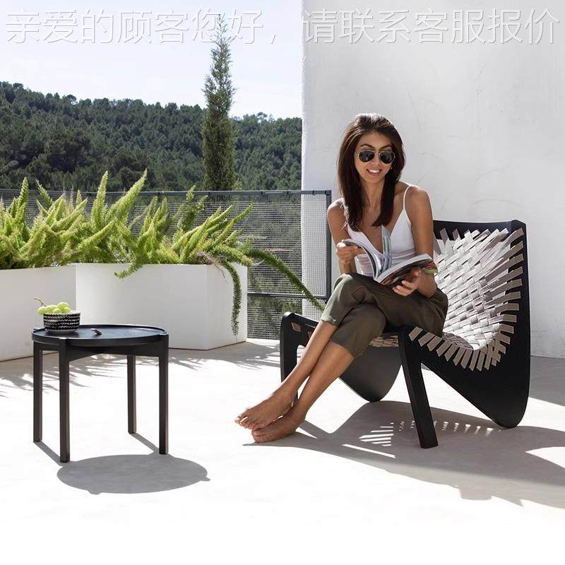 跨境户外沙677发庭院椅休藤椅懒人躺简约露台木闲编绳阳柚台桌椅,住宅家具,户外沙发,淘宝优惠券,粉丝福利购,淘宝优惠卷