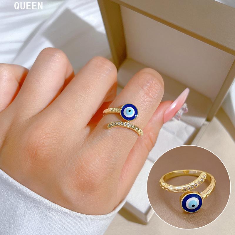 土耳其风蓝眼睛戒指EvilEye