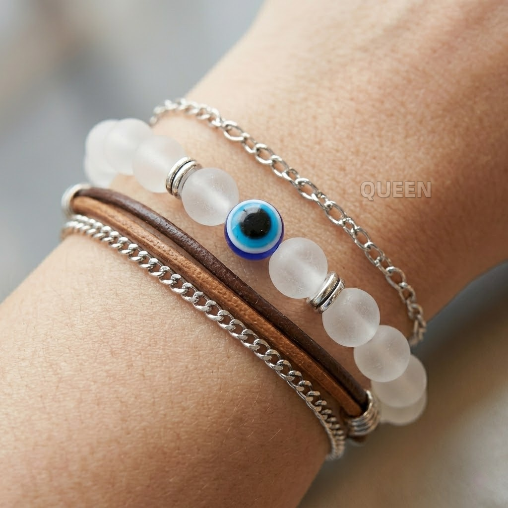 8mm土耳其蓝眼睛手链EvilEye