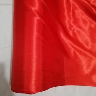 红绸布黄绸布定制做加工布块布片布条热切无毛边正方形长方形布料