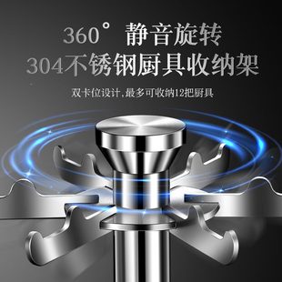 厨房炒勺厨具套装 加厚304不锈钢炒菜铁铲子 家用一体锅铲汤勺煎铲