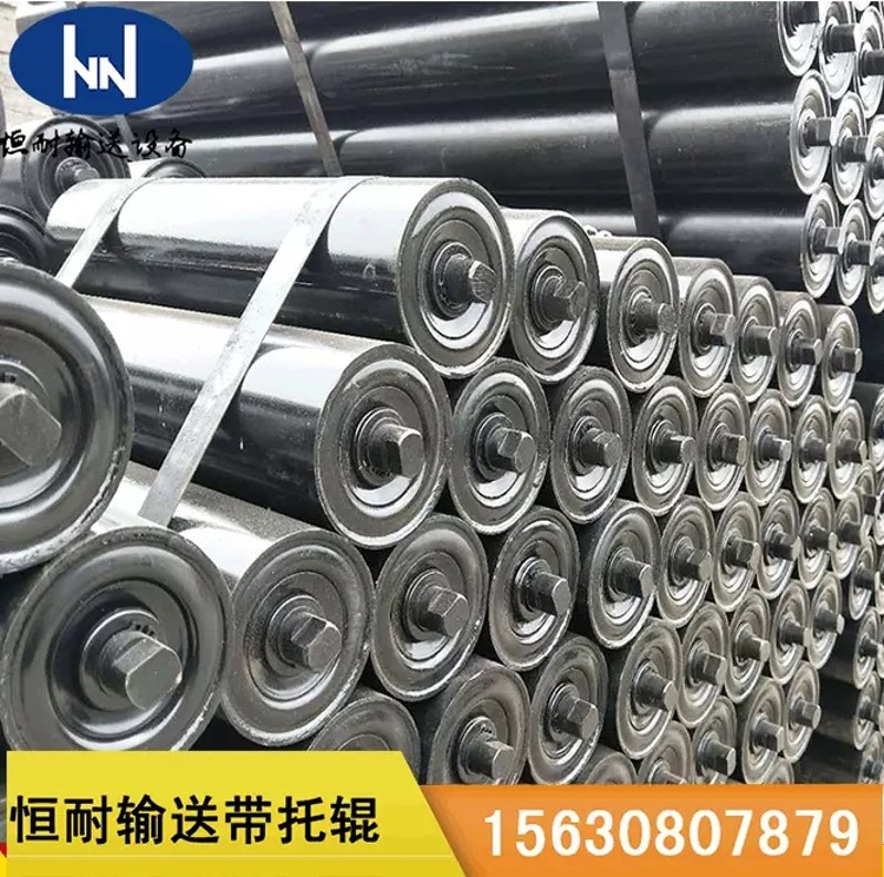 恒耐生产输送带 托辊 尼龙缓冲托辊 平行 矿用托辊 包胶螺旋托辊