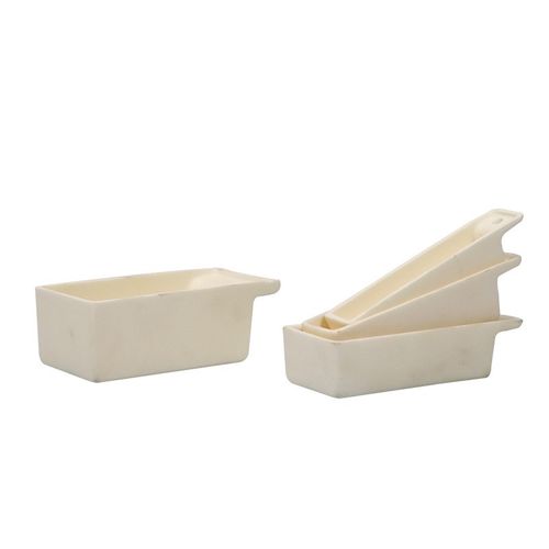 99%氧化铝刚玉方舟耐高温坩埚燃烧皿灰皿方形舟长方舟带眼舟带孔