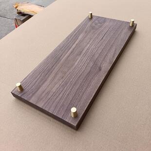 黑胡桃木制摆件底座工艺品花瓶佛像奇石新中式木质实木底座制定