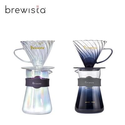Brewista耐热玻璃手冲咖啡滤杯/分享壶套装 bonavita pro影子系列