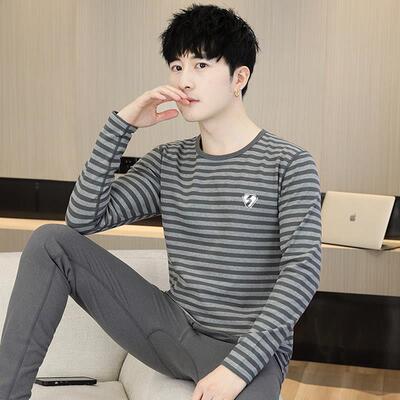 双面德绒秋衣卫生裤发热衣冬季男青少年大童初中学生卫生衣卫生裤