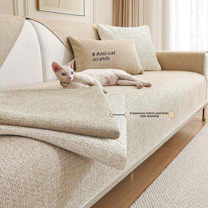 棉麻沙发坐垫2025新款四季通用座垫防滑靠背套现代简易套套布毛巾,居家布艺,沙发垫,淘宝优惠券,粉丝福利购,淘宝优惠卷