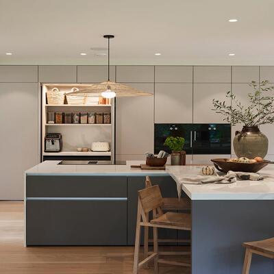 意大利leicht同款定制厨房整体橱柜整体?具车定制家用意式轻奢全