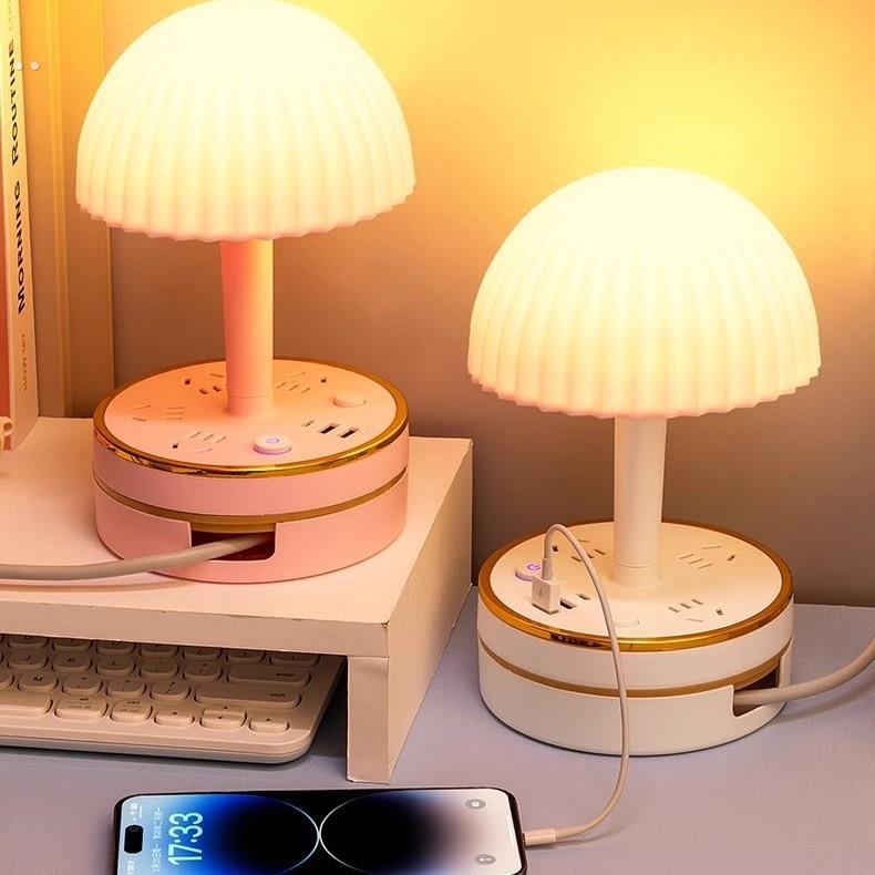 高级感多功能台灯主卧室床头灯轻奢小夜灯婴儿喂奶护眼睡眠灯