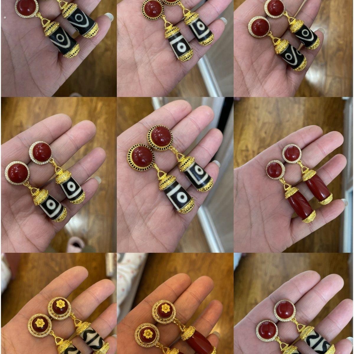 玄学耳钉【藏潮饰界】新款耳环福利款藏式耳环耳坠不掉色全国邮政