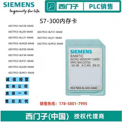 300内存卡6ES79538LF20/8LG20/8LJ30/8LL3/8LM20/8LP2/8LF30-0AA0