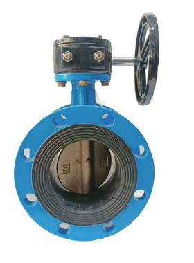 涡轮软密封手动法兰蝶阀D341X-10/16QDN80DN100DN125DN150DN200