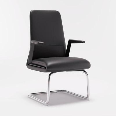 高档西皮带扶手办公会议椅旋转升降大班中班椅员工位电脑椅培训椅