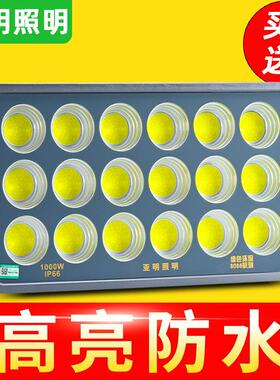 亚明LED射灯1000W户外照明灯工厂车间灯投光灯室外防水工程探照灯