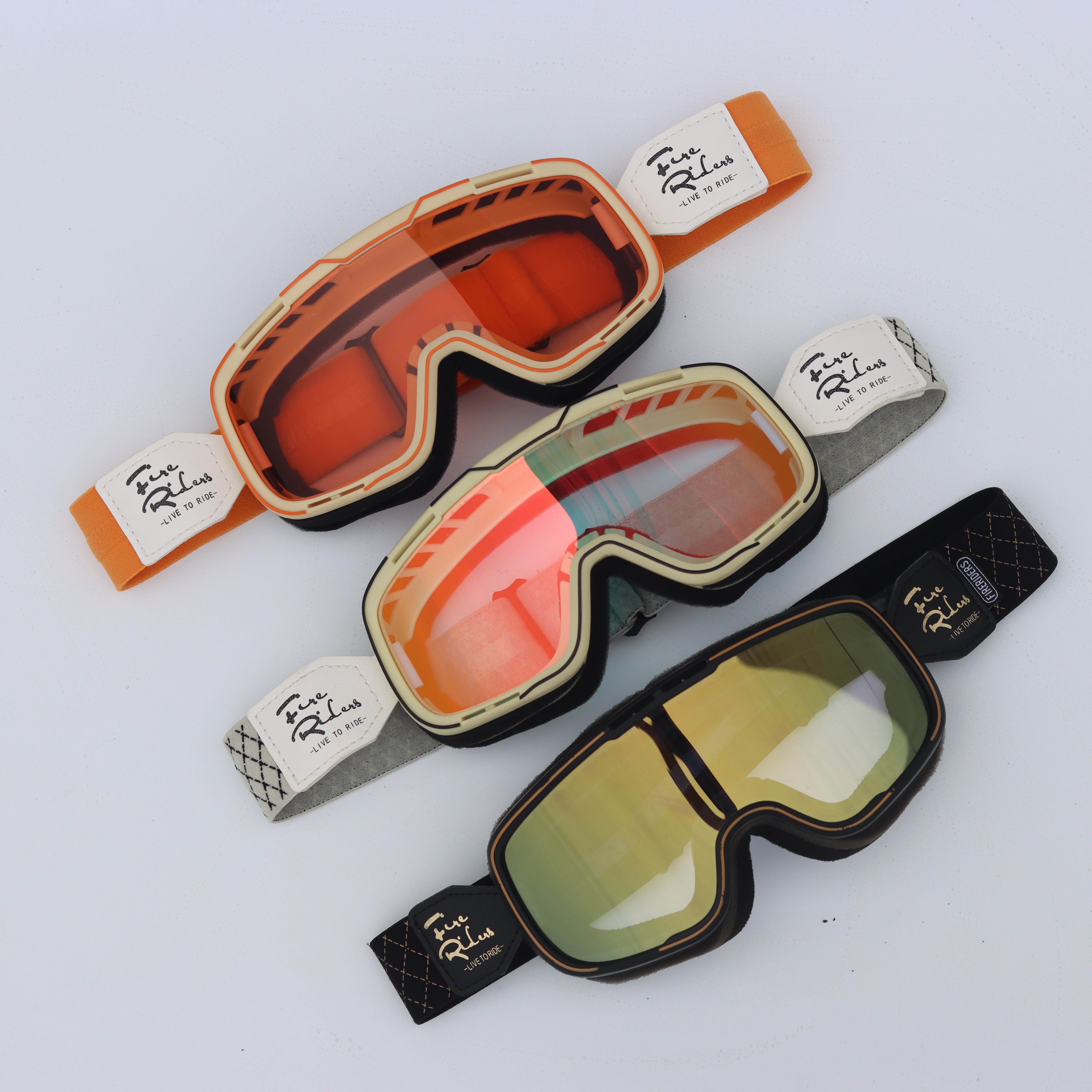 复古风镜摩托车头盔防风护目眼镜