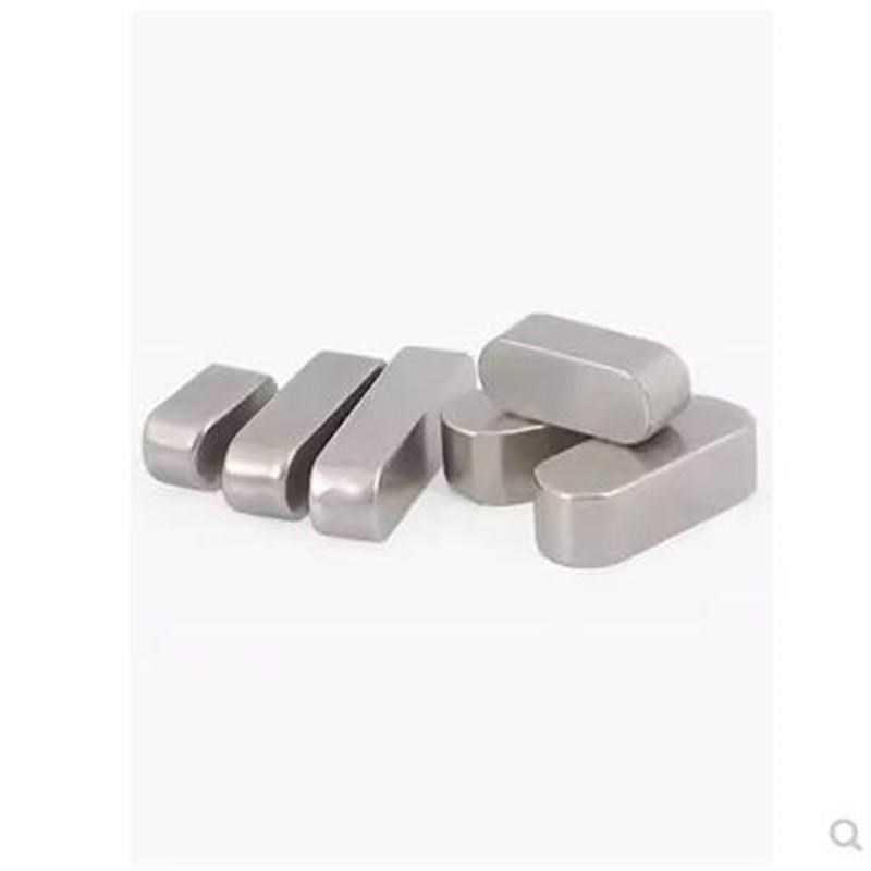 M8x7 M10x8 M12x8 304不z锈钢平键销圆角A型方键平键销料*20x25x3