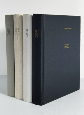 英文黑白灰风格简约布面纹仿真书本样板房家居客厅书房摆件装饰书