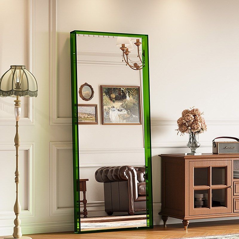 ins风全身镜落地镜家用试衣镜轻奢风穿衣镜高级感亚克力挂墙镜子,住宅家具,穿衣镜,淘宝优惠券,粉丝福利购,淘宝优惠卷