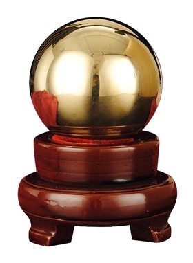 纯黄铜健身球摆件手转球铜球实心手把件转运珠送长W辈朋友礼盒装