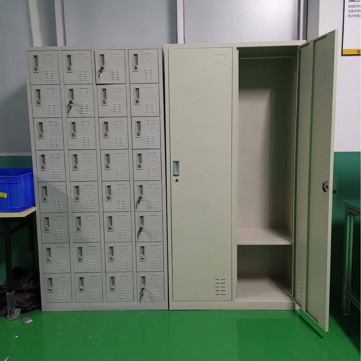 办公文件柜更衣柜档案资料收纳柜多层凭证柜员工储物多门柜带锁