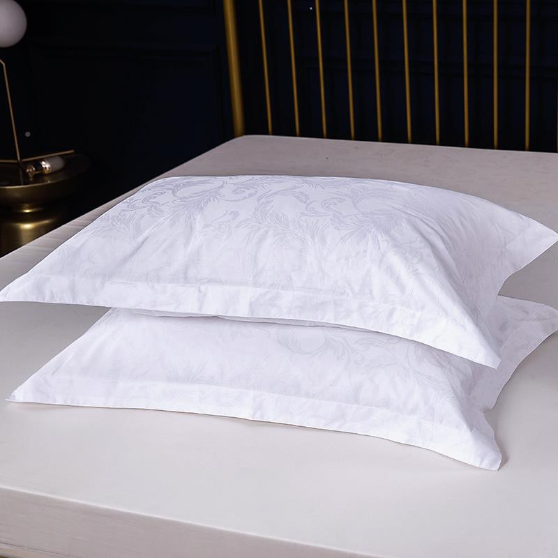 ll60支纯棉酒店床品四件套五宾床白色民bbf5887宿子馆单被套被全