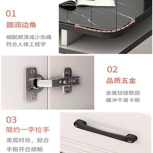岩板阳台小 茶几客厅GHY家用型小户钢玻化璃茶桌简约现代2250新款