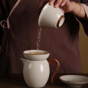 整套家功夫奢高轻汝瓷全套泡茶茶壶送汝窑 汝窑茶具大档套装 01礼