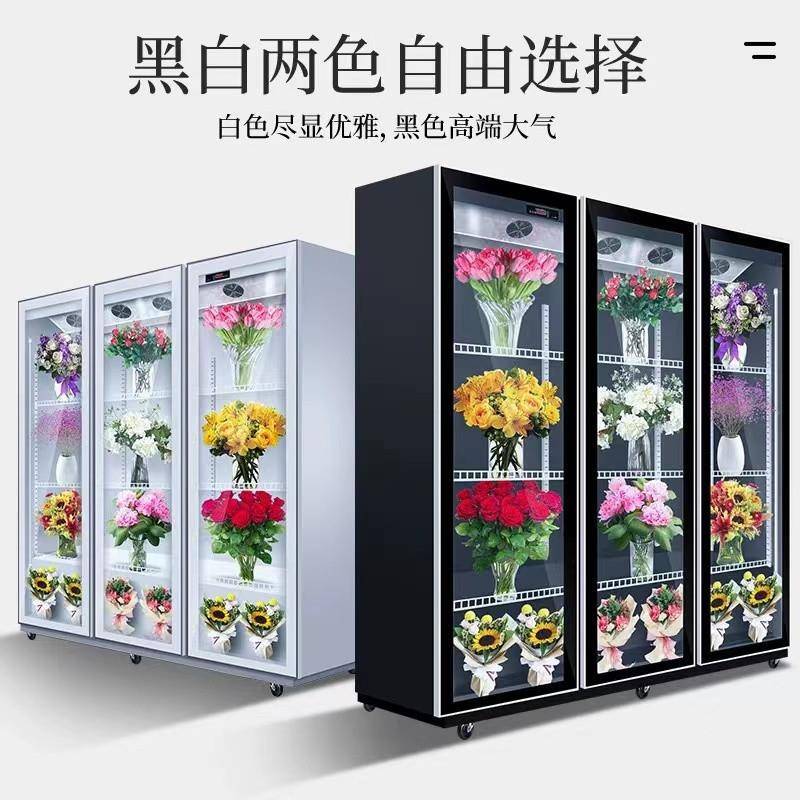 花店双门三门网红鲜花保鲜柜储存柜鲜花展示陈列柜风直冷花艺冰箱