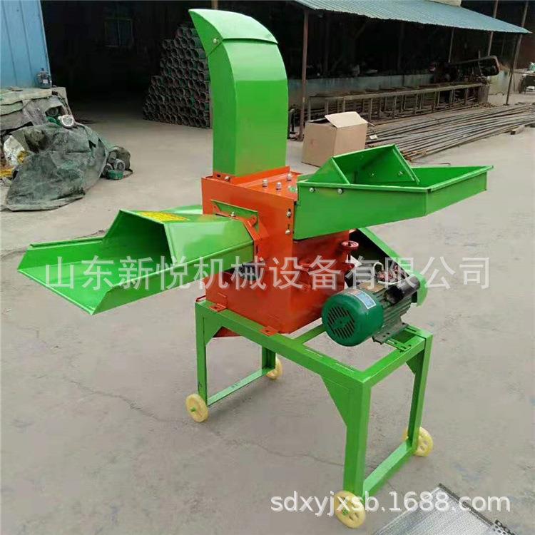 草青草猪草颗粒切丁切草机 家用秸秆铡草机新型铡草揉丝粉碎机