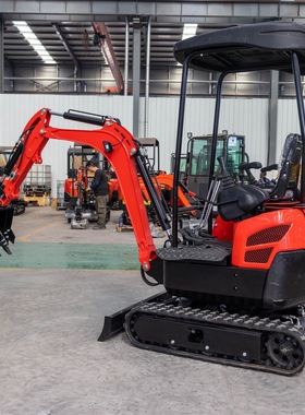 出口美国HT16小型挖掘机 Hydraulic crawler excavator农用挖沟机