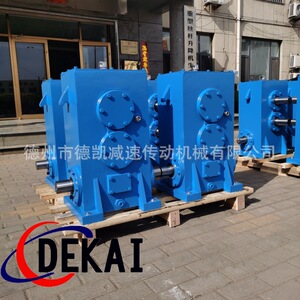 非标定制135平面二次包络环面蜗轮蜗杆减速机齿轮双级德凯