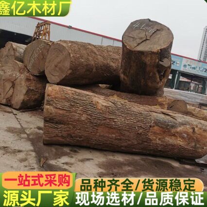 皮灰木原木 皮灰板材 高档家具工艺品风车木黑檀料 二级黑檀 皮灰