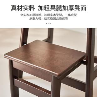 实木凳可折叠凳子家用创意高板凳凳二步梯凳梯阶凳台12多功能小子