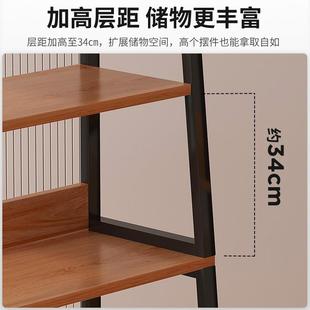 多层置G15物架超落收纳带柜门储物展示架子地家用柜子便利架店商