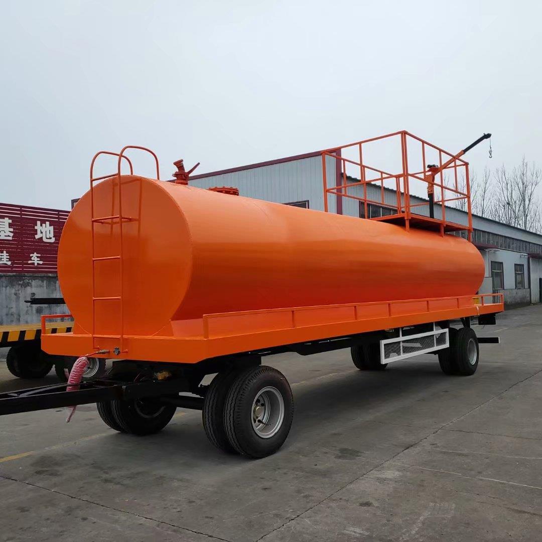 20吨水罐车10000*2400*000园林绿化热镀锌沼渣沼液罐车可移动