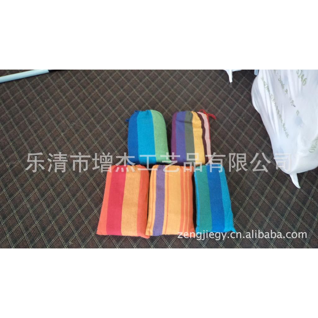 休闲用品户外帆布宿舍吊床加宽200*100cm送绑绳布袋