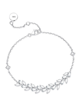 S925纯银麦穗风舞麦浪手链女生款甜美温柔手饰高级感小众简约