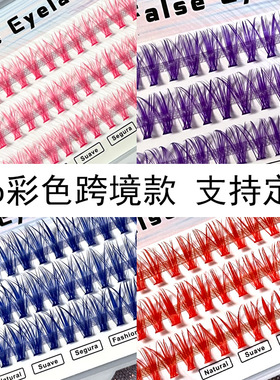 30D紫色彩色朵毛热熔仙女紫红色粉色0.07新手自嫁接美睫嫁接睫毛
