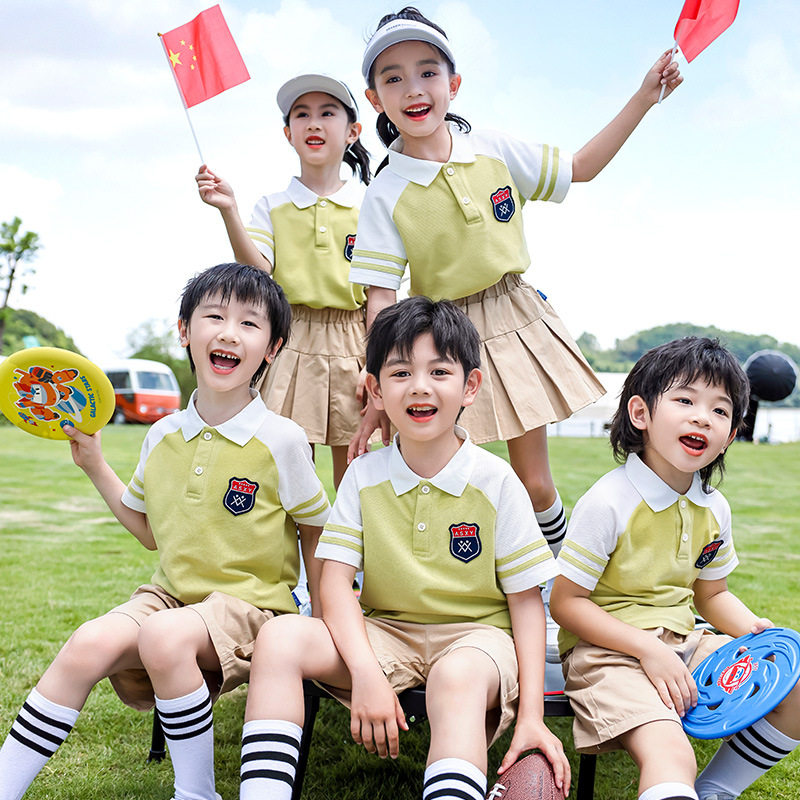 幼儿园园服校服小学生班服运动风秋冬套装儿童长袖两件套户外校服