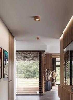 厅全光谱护眼斗胆明装灯双头FRH无主灯客照明入户玄关筒走廊灯过