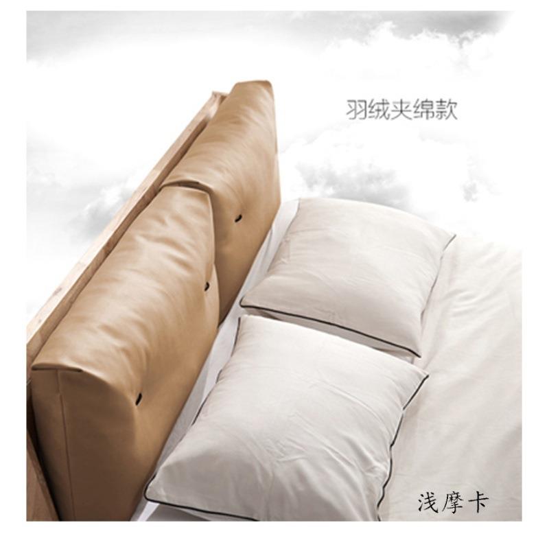 lkp皮羽绒夹棉发床头靠垫式沙靠背榻榻米包大58536821靠枕日软可