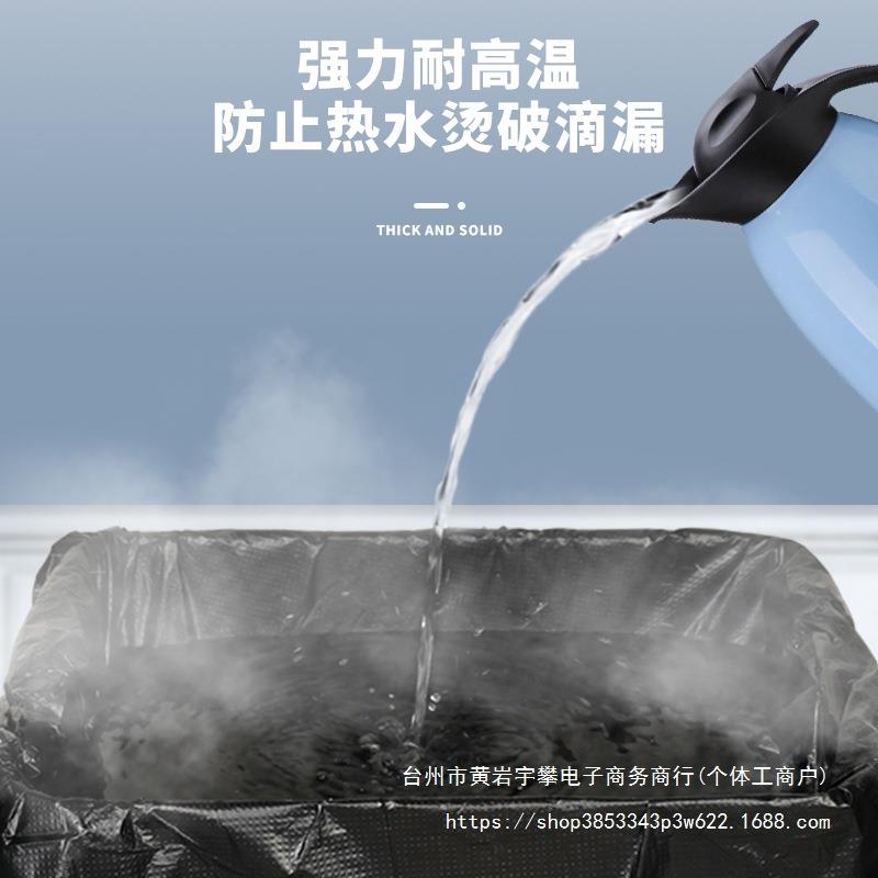 大垃袋5CES00厚只环型卫大号加黑色特厚商用厨房家用特大超圾大x