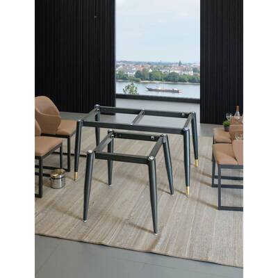 茶几底圆座椅圆子腿岩板支撑脚钢化玻璃方桌RCL桌桌退支架桌餐腿