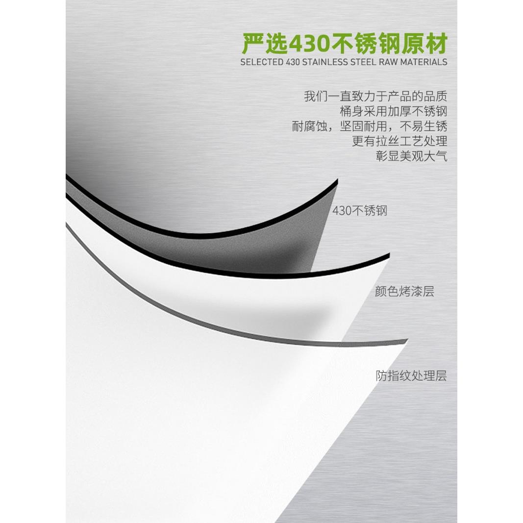 高档感应垃圾桶家用带盖厕所卫生间智能厨房客厅卧室轻奢大容量筒