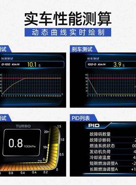 600多功能obd液晶表度AP仪-7GDMA抬头显示器行车电脑速涡轮油耗水