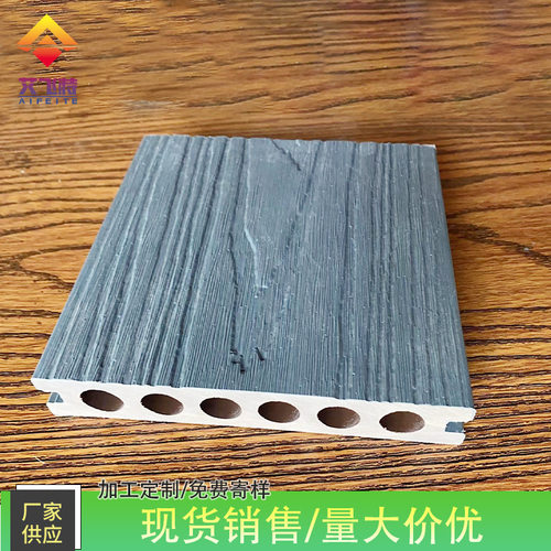 景观塑木栈道 共挤塑木护栏 共挤塑木地板 大量库存 在线压花