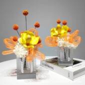 简花约现代仿真花件轻奢茶KWN绿植艺家摆居客厅几洽谈桌洗漱台餐