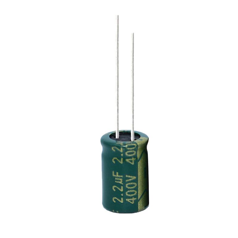 国产 铝电解电容 400V2.2UF 6X12mm 环保插件 电源电脑主板常用