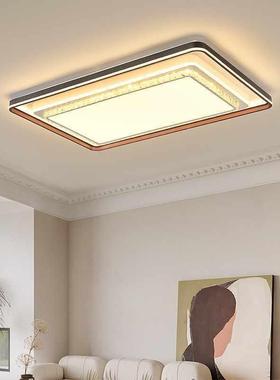 新款le吸灯长方形客36612厅灯大顶气卧室书房灯现简约d餐厅家用灯