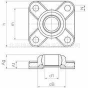 格斯轴承IGUUPGS轴承EFSM-15FSM-16法兰E基座轴承程塑易料工轴承